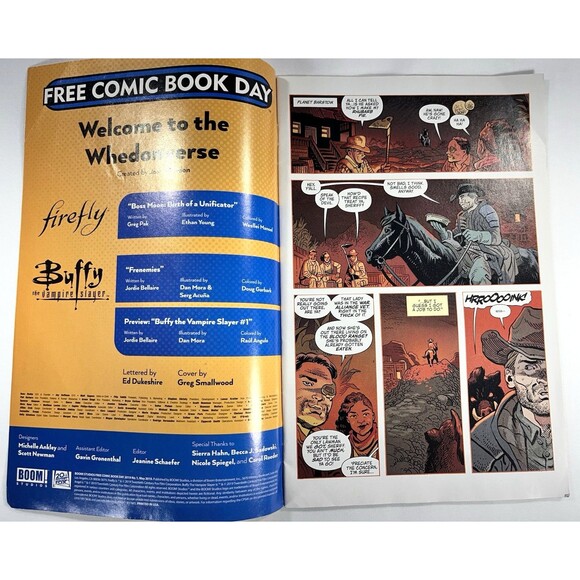 Buffy The Vampire Slayer Firefly Free Comic Book Day MAY 2019 BOOM! STUDIO - Picture 3 of 6